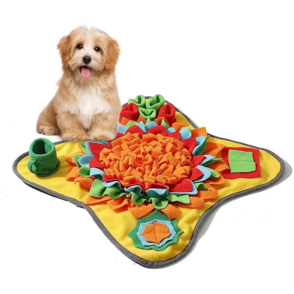 Snuffle Mat — Treat-Hiding Enrichment Mat That Calms Busy Pets