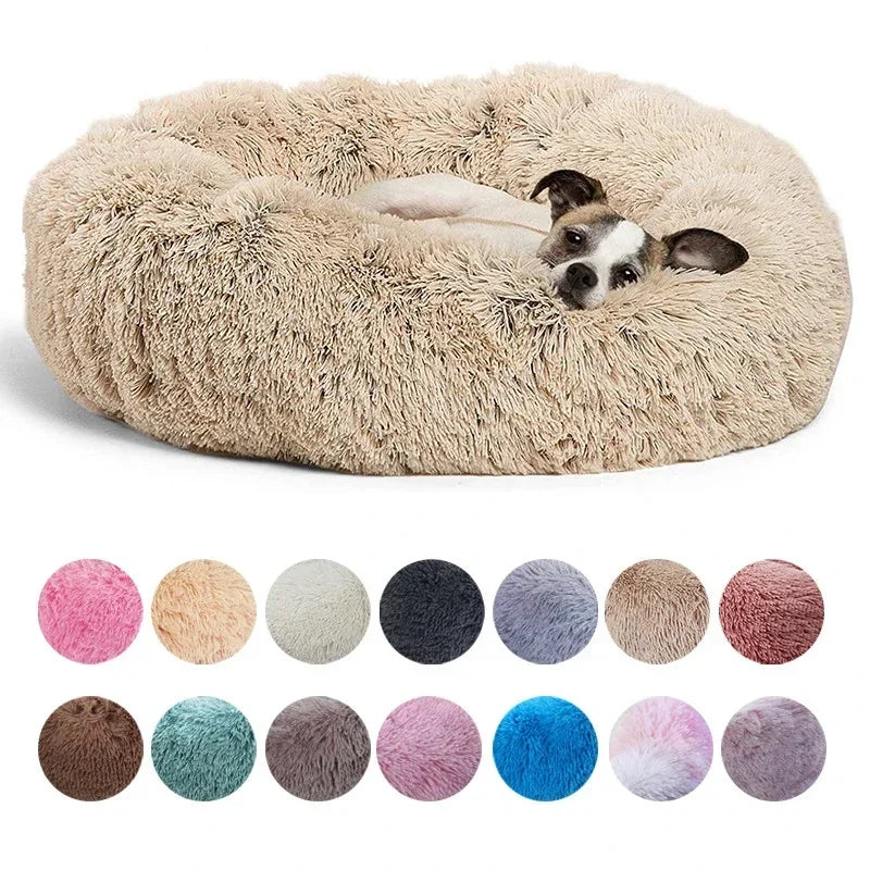 Calming Donut Cuddler Bed — Cozy Walled Nest for Dogs & Cats