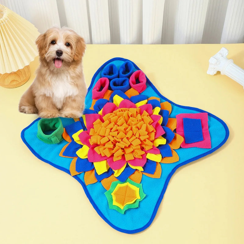 Snuffle Mat — Treat-Hiding Enrichment Mat That Calms Busy Pets