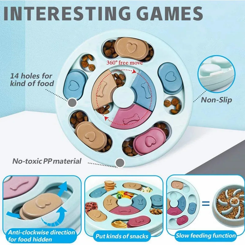 Slow-Feeder Bowl — Stop Fast Eating & Tummy Trouble