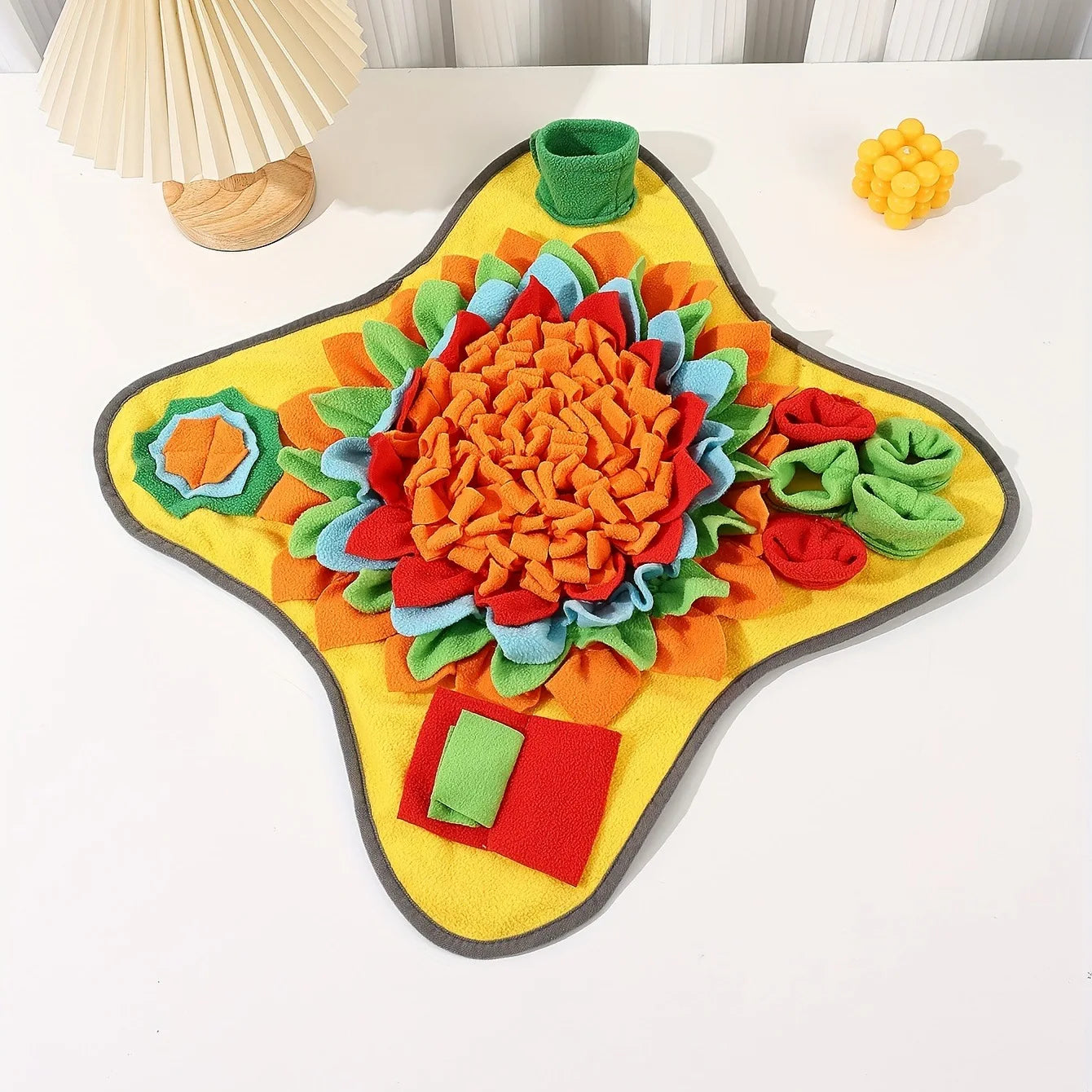 Snuffle Mat — Treat-Hiding Enrichment Mat That Calms Busy Pets